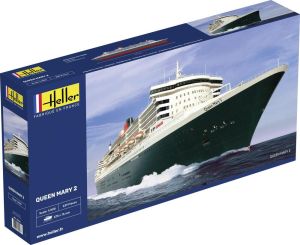  Queen Mary 2 - Navio 1/600 Kit Para Montar Heller 80626