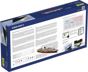  Queen Mary 2 - Navio 1/600 Kit Para Montar Heller 80626