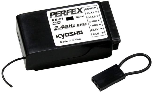 Receptor Kr 21 2.4Ghz 6 Canais para mini modelo Kyosho 82611