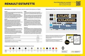 Renault Estafette New Mould - 1/24 Kit de Montar Heller 56743
