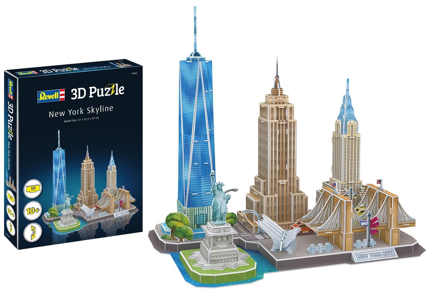 Revell 00142 Quebra-Cabeça 3D Paisagens De Nova York - 3D Puzzle - 42Cm