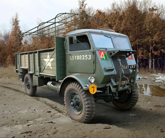 Revell 03282 Fordson Wot 6 (War Office Truck 6) Ww2 British Truck - 1/35 Kit para Montar