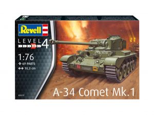 Revell 03317  A-34 Comet Mk.1 - 1/76 Kit Para Montar