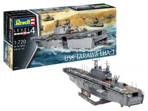 Revell 05170 Assault Ship Uss Tarawa Lha-1 1/720 Kit Para Montar
