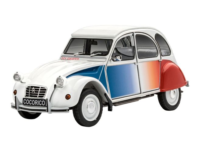 Revell 07653 Citroen 2Cv Cocorico - 1/24 Kit Para Montar 