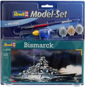 Revell 65802 Model Set Bismarck - 1/1200  Kit Para Montar