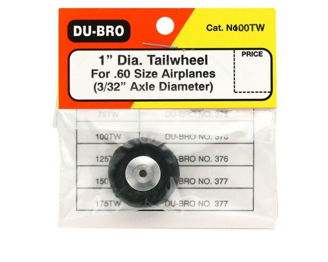 Roda de bequilha 1" (1) DUBRO 100TW