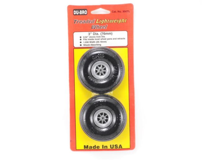 Roda Leve 3 Polegadade Para Aeromodelo Dubro 300TL