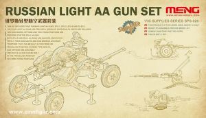 Russian Light AA Gun Set - 1/35 Kit de Montar Meng SPS-026
