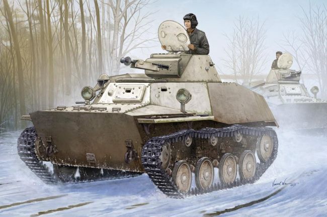  Russian T-40S Light Tank - 1/35 Kit de montar Hobby Boss 83826