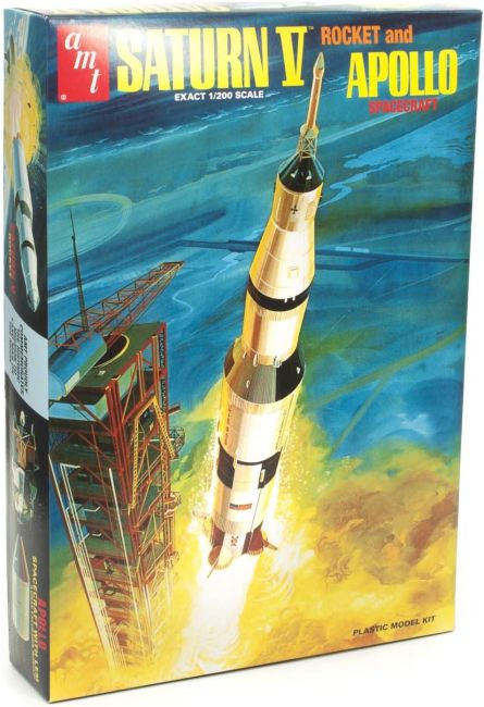 Saturn V Rocket and Apollo Spacecraft 1/200 Kit de Montar AMT 1174