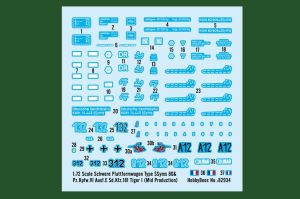 Schwere Plattformwagen Type SSyms 80&Pz.Kpfw.VI Ausf.E Sd.Kfz.181 Tiger I (Mid Production) 1/72 Kit Hobby Boss 82934