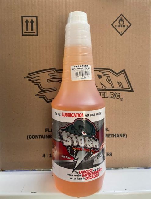 Storm Car Sport 20% Nitro 12% Óleo, combustivel para automodelo - 900ml