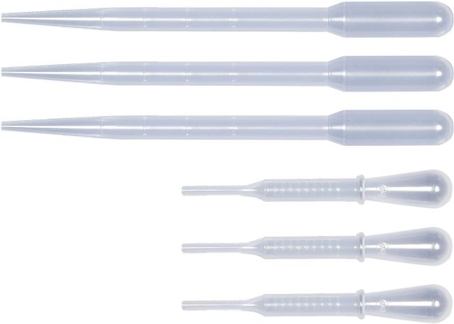 Tamiya 87124 Conjunto de pipetas  curto / longo 3 unidades cada