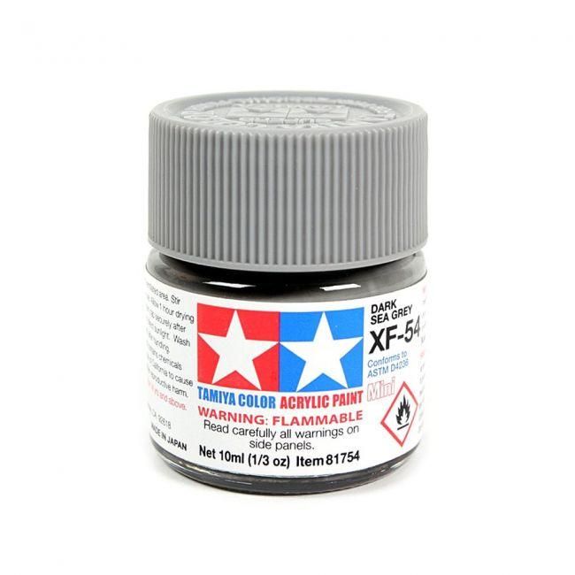 Tinta Tamiya Acrílica XF-54 Dark Sea Grey - 10ml