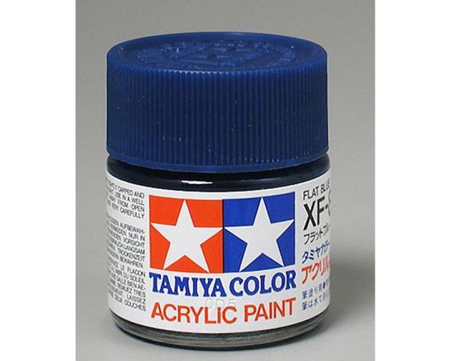 Tinta acrílica XF-8 Azul Fosco 23ml (Flat Blue) Tamiya 81308