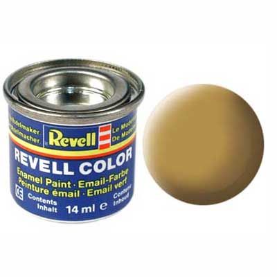 Tinta Revell 32116 Esmalte Sintético - Sandy Yellow Mat (Amarelo Fosco) 14ml
