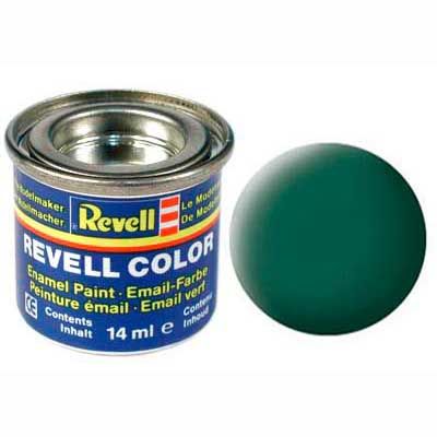 Tinta Revell 32139 Esmalte Sintetico - Dark Green Matt (Verde Escuro Fosco) 14ml