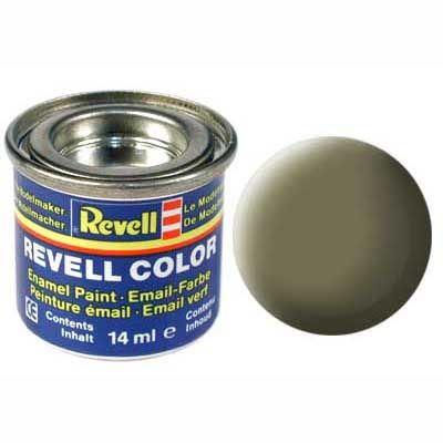 Tinta Revell 32145 Esmalte Sintetico - Light Olive Matt (Verde Oliva Claro Fosco) 14ml