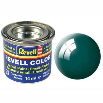 Tinta Revell 32162 Esmalte Sintetico - Sea Green Gloss (Verde Mar Brilhante) 14ml