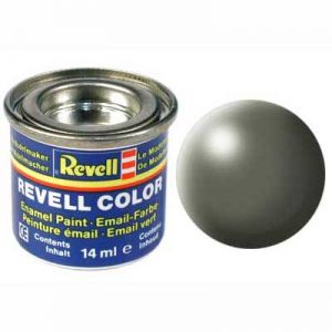 Tinta Revell 32362 - Esmalte Sintetico - Verde Cana - (Greyish Green Silk) 14ml