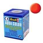 Tinta Revell 36125 Aqua Color - Luminous Orange Mat (Laranja Luminoso) 18ml