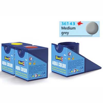 Tinta Revell 36143 Aqua Color - Grey Mat Usaf - 18ml