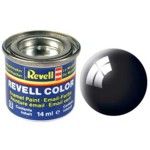 Tinta Revell 32107 Esmalte Sintético - Preto Gloss 14ml