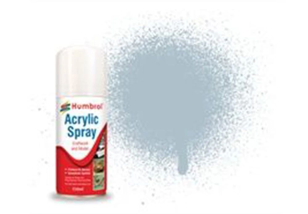 Tinta Spray Aço Polido Metalcote (150ml) Humbrol AD6996