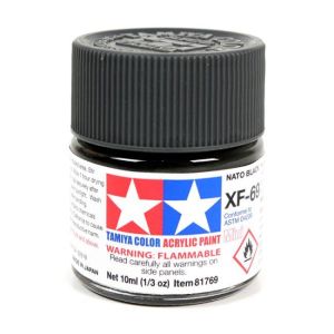 Tinta Tamiya Acrí­lica XF-69 Flat Nato Black 1/3 Oz - 10ml