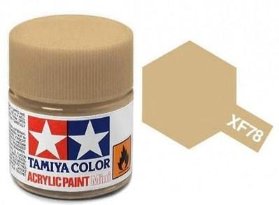 Tinta Tamiya Acrílica XF-78 Deck de Madeira Tan 1/3 Oz - 10ml