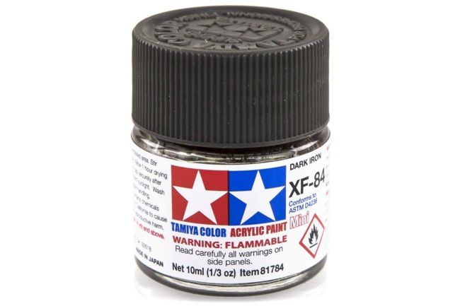 Tinta Tamiya Acrílica XF-84 Flat Dark Iron 1/3 Oz - 10ml