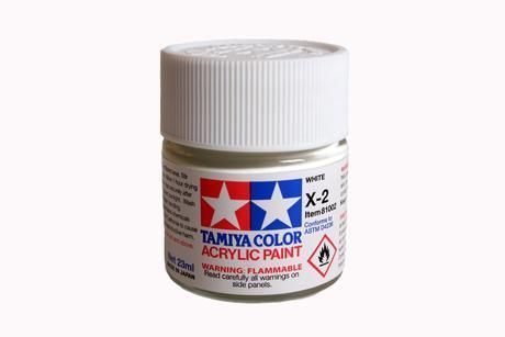 Tinta Tamiya Acrilica X-2 Branco Brilhante 23ml (Gloss White) Tamiya 81002