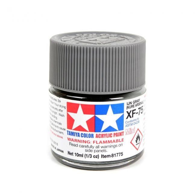 Tinta Tamiya Acrí­lica  XF-75 Flat Ijn Gray 1/3 Oz - 10ml