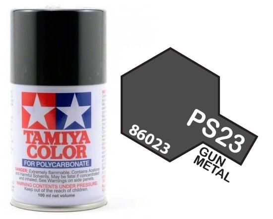 Tinta Tamiya Spray PS-23 Gun Metal 100ml 