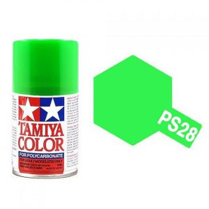 Tinta Tamiya Spray PS-28 Fluorescent Green (Verde Fluorescente) 100ml