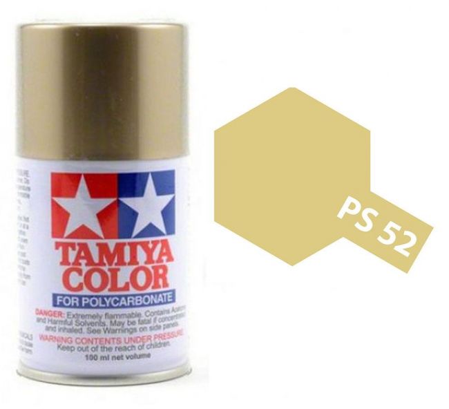 Tinta Tamiya Spray PS-52 Champagne Gold Aluminum - 100ml