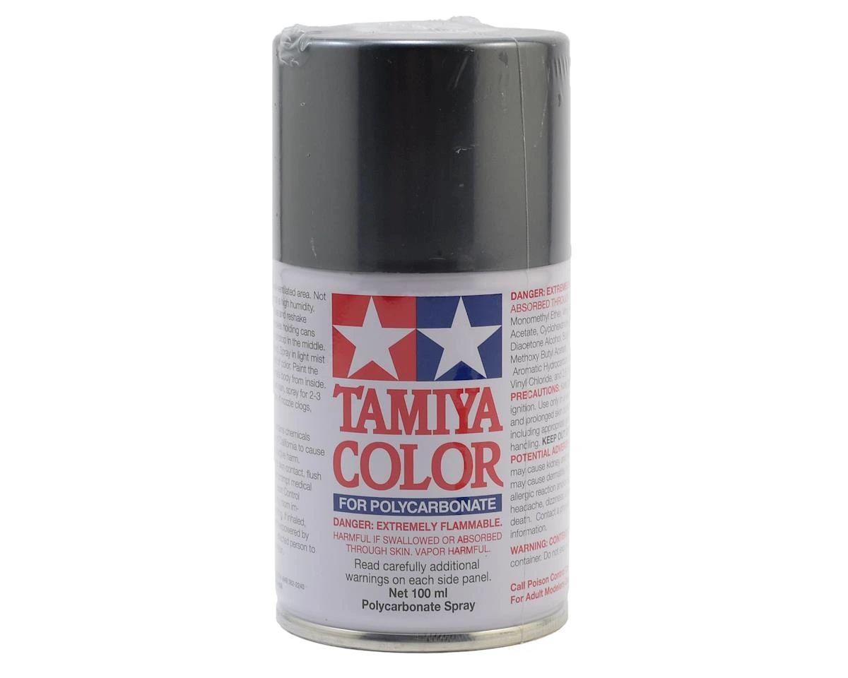 Tinta Tamiya Spray PS-63 Bright Gun Metal p/Lexan 100ml