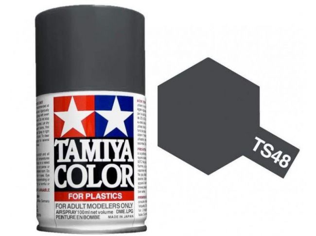 Tinta Tamiya Spray TS-48 Gunship Gray Spray 100ml