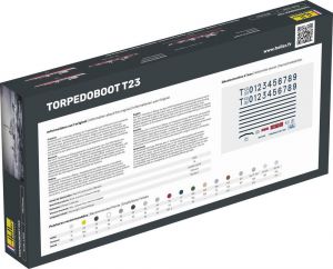 Torpedo Boot T23 - 1/400  Kit Para Montar Heller 81011