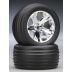 Tra 3771 Pneus E Rodas Dianteiro All Star 2.8 sextavado 12mm  Traxxas