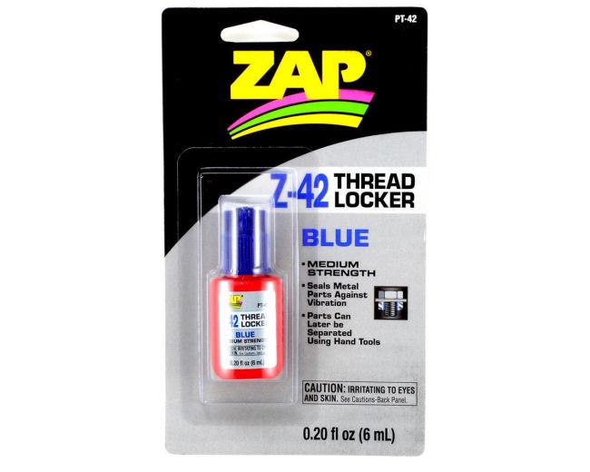 Trava rosca Z-42 Azul Torque Médio 6 ml Zap PT-42