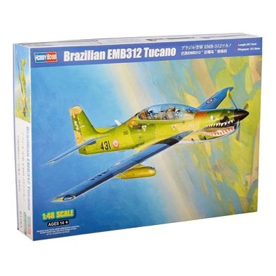 Tucano  Brazilian EMB12 1/48  Kit para montar Hobby Boss 81763 