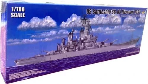 USS Battleship BB-63 Missouri 1991 - 1/700 Kit de Montar Trumpeter 05705