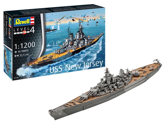 USS New Jersey 1/1200 kit Revell 05183