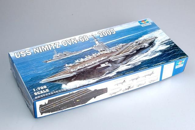 USS NIMITZ CVN-68 2005 1/700 Kit De Montar Trumpeter 05739
