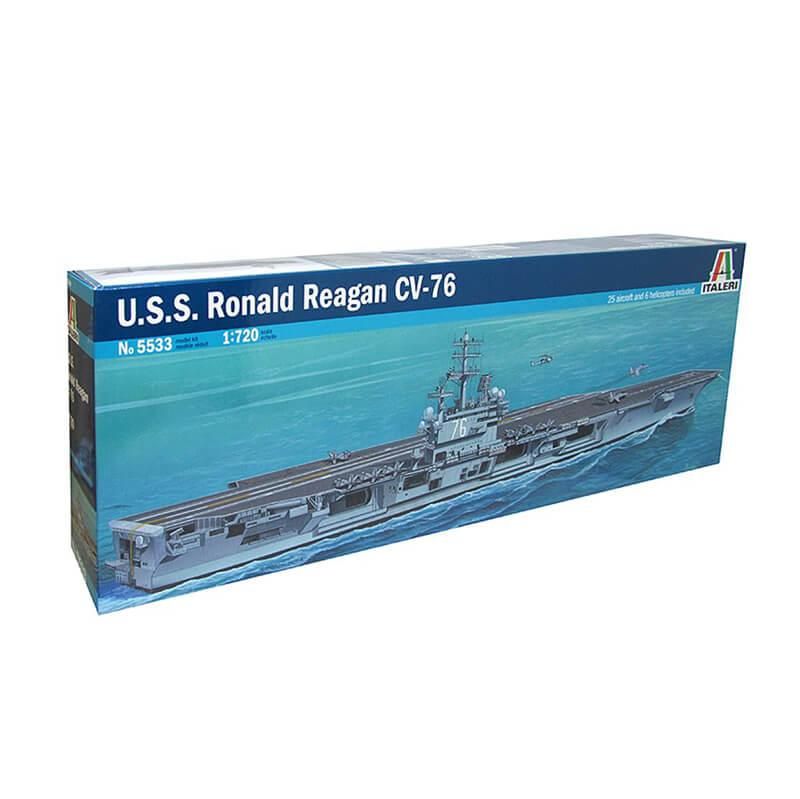 Uss Ronald Reagan - 1/720 Kit de Montar  Italeri 5533
