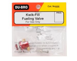 Válvula de Abastecimento Kwik-Fill (Gás) Dubro 335