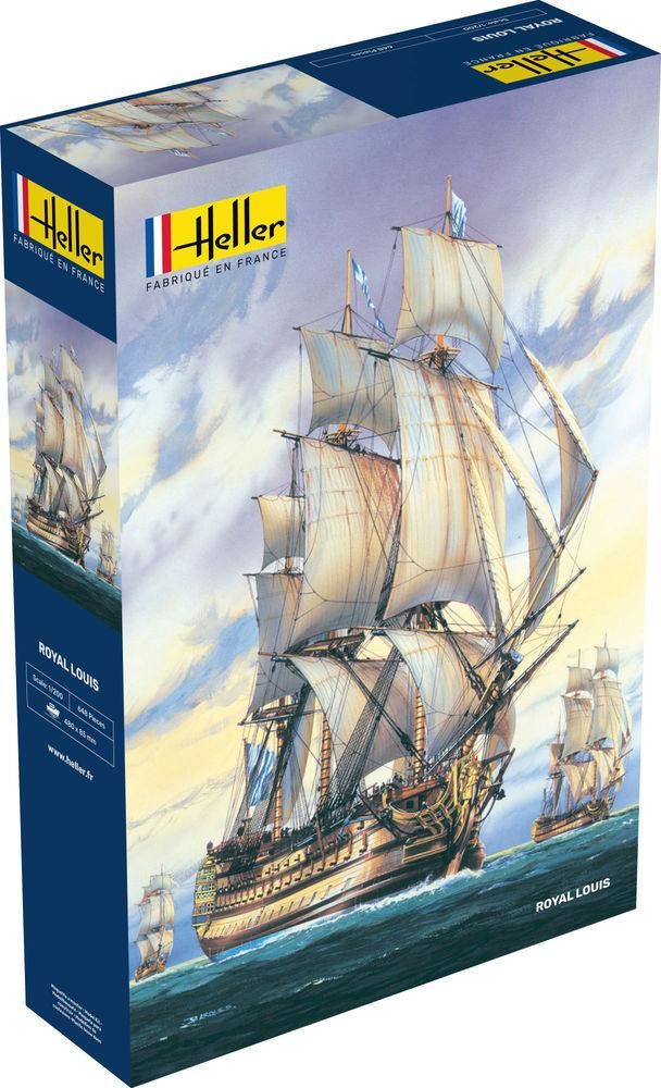  Veleiro Le Royal Louis - 1/200 Kit de Montar Heller 80892