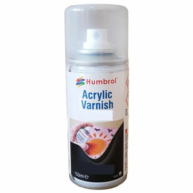 Verniz Acrílico Spray Fosco Matt Flat (150ml) Humbrol AD6049